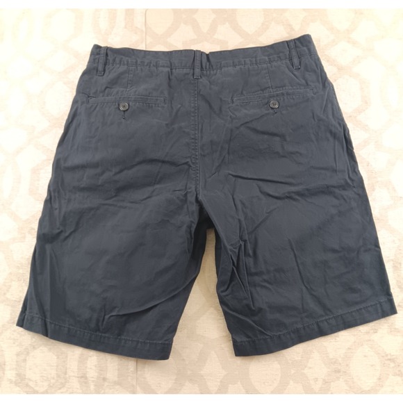 Lacoste Men's Navy Blue Chino Shorts Classic Fit Embroidered Croc Size 42 - Picture 2 of 9